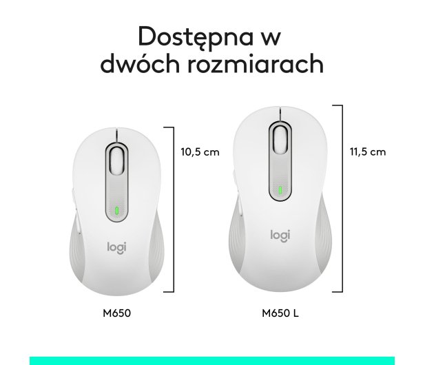 Logitech OUTLET - M650 L Biała - 1512939 - zdjęcie 14
